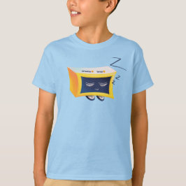 かわいいのかわいい睡眠のおもしろいな目覚し時計のキャラクター Tシャツ