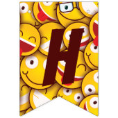 かわいいのかわいい絵文字絵文字誕生日。 バンティングフラッグ (第2の旗)