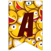 かわいいのかわいい絵文字絵文字誕生日。 バンティングフラッグ (第3の旗)