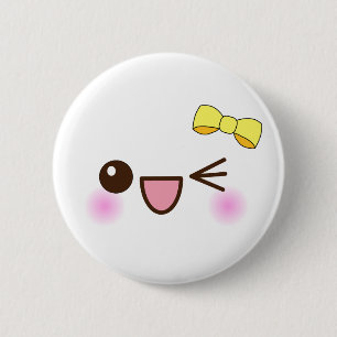 かわいいのかわいい顔 缶バッジ