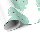 かわいいのくらげ ラッピングペーパー (ロールコーナー)