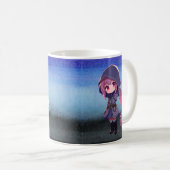 かわいいのにダークサイドな雰囲気 コーヒーマグカップ (正面右)