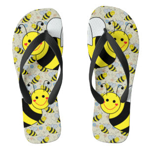 かわいいのまわりにとパターン ビーチサンダル