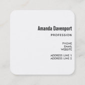 かわいいのまわりにと虹のパターン スクエア名刺 (裏面)