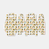 かわいいのまわりにと虹のパターン フェイバーボックス (折り畳みなし)