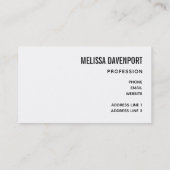 かわいいのまわりにと虹のパターン 名刺 (裏面)