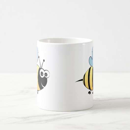 かわいいのまわりにの漫画の子供 コーヒーマグカップ (中央)