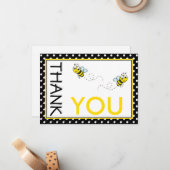 かわいいのまわりにサンキューノートカード ノートカード (正面/裏面インサイチュ)