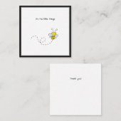 かわいいのまわりにサンキューミニノートカード ノートカード (正面/裏面)