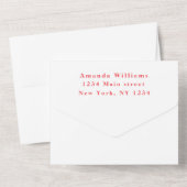 かわいいのまわりにフローラ水色ベビーシャワー オールインワン招待状 (裏面)