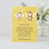 かわいいのまわりにベビーシャワーサンキューカード サンキューカード (スタンド正面)