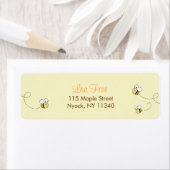 かわいいのまわりにベビーシャワー住所 シール (インサイチュ)