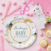 かわいいのまわりにベビーシャワー ペーパープレート (パーティー)