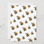 かわいいのまわりにベビーシャワー 招待状 (裏面)