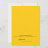 かわいいのまわりに三つ子パーソナライズされたの赤ちゃんシャワー 招待状 (裏面)