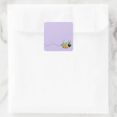 かわいいのまわりに漫画 スクエアシール (バッグ)