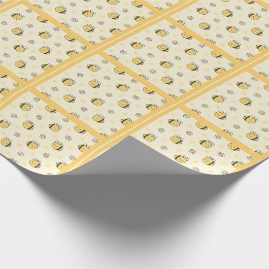 かわいいのまわりに男の子の子の赤ちゃんシャワー ラッピングペーパー (角)