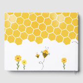 かわいいのまわりに男女兼用の赤ちゃんシャワー ゲストブック (裏面)