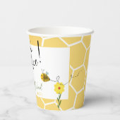 かわいいのまわりに赤ちゃんシャワーOh Babee 紙コップ (裏面)