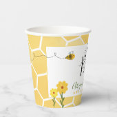 かわいいのまわりに赤ちゃんシャワーOh Babee 紙コップ (正面)