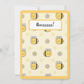 かわいいのまわりに黄色かわいい 案内状 (正面)