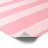 かわいいのまわりに – ピンク黄色 ポスター (角)