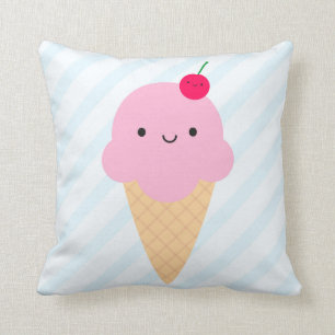 かわいいのアイスクリームコーン クッション