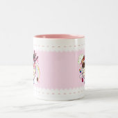 かわいいのアイスクリーム ツートーンマグカップ (中央)