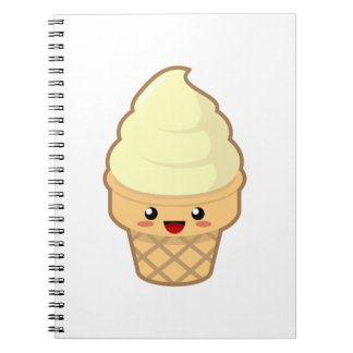 かわいいのアイスクリーム ノートブック