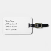 かわいいのアイスクリーム ラゲッジタグ (正面横)