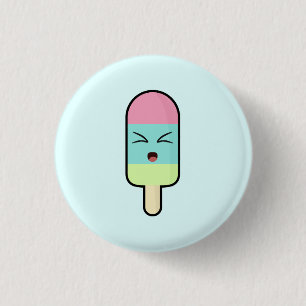 かわいいのアイスクリーム 缶バッジ