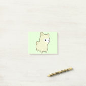 かわいいのアルパカ ポストイット (デスク上)