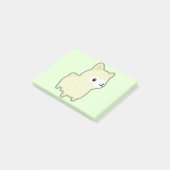 かわいいのアルパカ ポストイット (アングル)