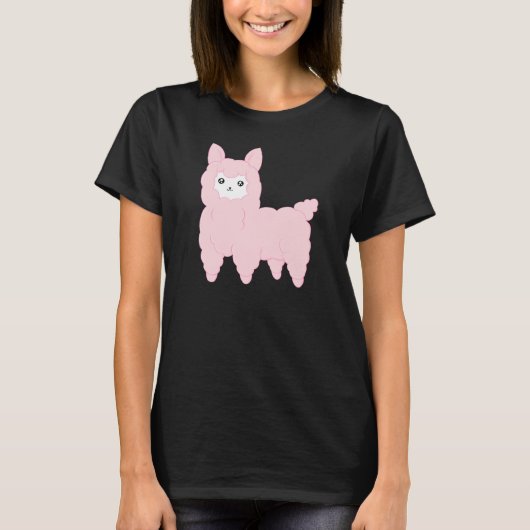 かわいいのアルパカ Tシャツ (正面)