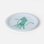 かわいいのイカ ペーパープレート (アングル)