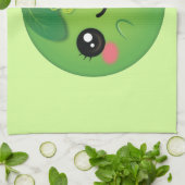 かわいいのエンドウ豆 キッチンタオル (折り畳み)