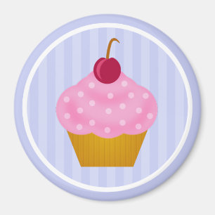 かわいいのカップケーキのさくらんぼの磁石 マグネット