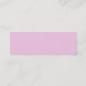 かわいいのカップケーキの細いプロフィールカード スキニー名刺 (裏面)