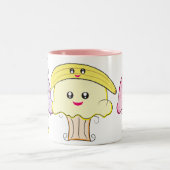 かわいいのカップケーキ ツートーンマグカップ (中央)