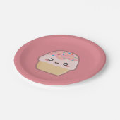 かわいいのカップケーキ ペーパープレート (アングル)