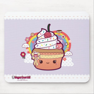かわいいのカップケーキ マウスパッド