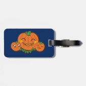 かわいいのカボチャ荷物のラベル ラゲッジタグ (裏面横)