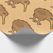 かわいいのキーウィ ラッピングペーパー (角)