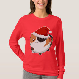 かわいいのクリスマスのさらさの子猫猫 Tシャツ