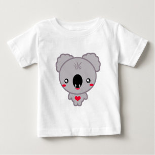 かわいいのコアラ ベビーTシャツ