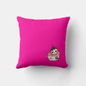 かわいいのスカルのカップケーキ クッション (裏面)