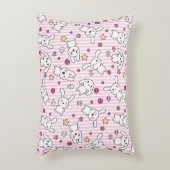 かわいいのストライプなパターン アクセントクッション (正面(垂直))