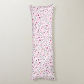 かわいいのストライプなパターン ボディピロー (裏面 (縦))