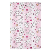 かわいいのストライプなパターン ミニクリップボード (裏面)