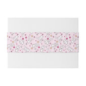 かわいいのストライプなパターン 招待状ベリーバンド (裏面例)